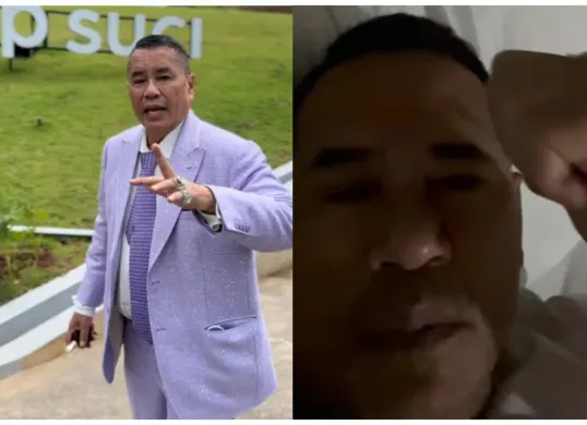 Hotman Paris membagikan kabar terbarunya mengenai kesehatannya yang tengah menurun dan harus dibawa ke RS di Singapura. (Sumber: Instagram Hotman Paris)