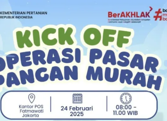 Program ini bertujuan guna menjaga stabilitas harga pangan jelang Ramadhan dan Idul Fitri 2025. (Sumber: Twiter @kementan RI)