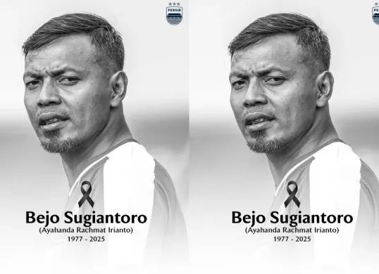 Bejo Sugiantoro, legenda Persebaya Surabaya yang juga ayah dari Rachmat iriyanto hari ini, Selasa 25 Februari 2025. (Sumber: X/Persib Official)