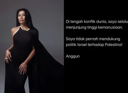 Anggun C Sasmi memberikan klarifikasi setelah dituding menjadi pendukung Zionisme. (Sumber: X/@anggun_cipta)