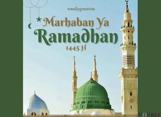 Marhaban Ya Ramadhan 2025! Sambut bulan suci dengan poster kreatif dan penuh makna. Yuk, bagikan semangat kebaikan! (Sumber: Poskota/Yusuf Sidiq)