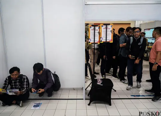 Ilustrasi para pencari kerja. (Sumber: Poskota)