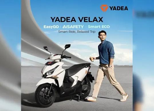 Cek spesifikasi lengkap dari Yadea Velax yang harganya mulai dijual dari Rp19 jutaan (Sumber: Instagram @yadeaindonesia)