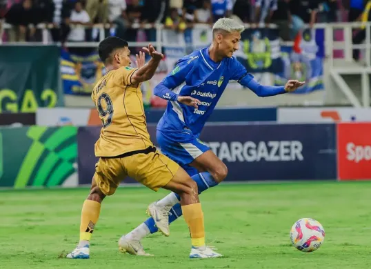Partai final Liga 2 2024-25 antara PSIM Yogyakarta vs Bhayangkara FC. (Foto: Instagram/@psimjogja_official)