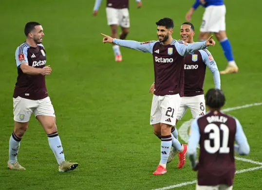Aston Villa sedang berjuang mengamankan zona 4 besar atau zona Liga Champions. (Sumber: X/ EmiratesFACup)