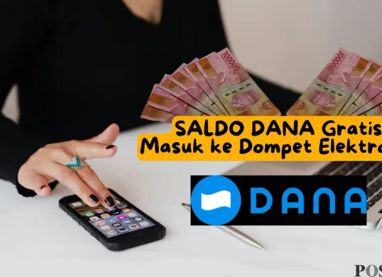 Selamat dompet elektronik anda beruntung dapat klaim saldo DANA gratis Rp210.000. (Sumber: Poskota/Shandra)