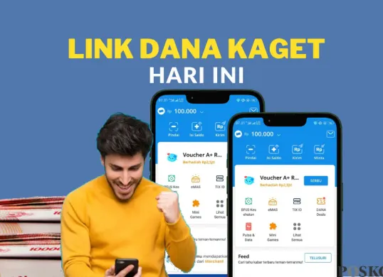 Klaim saldo gratis dari link DANA kaget sebesar Rp215.000 ke dompet elektronik. (Sumber: Poskota/Mutia Dheza Cantika)