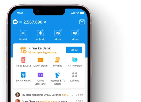 Cara dapatkan saldo DANA gratis melalui klaim link DANA Kaget. (Sumber: DANA)