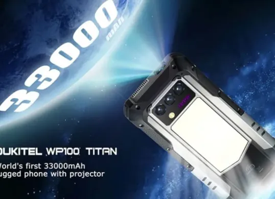 Outkitel WP100 Titan menawarkan kapasitas baterai jumbo 33.000 mAh (Sumber: Outkitel)