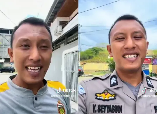 Briptu Yuli Setiabudi viral seusai mengadakan sayembara untuk masyarakat yang ingin ditembak olehnya.