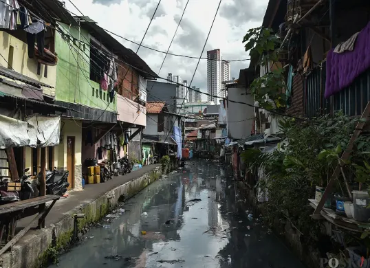 Kawasan Padat Penduduk di Tanah Abang