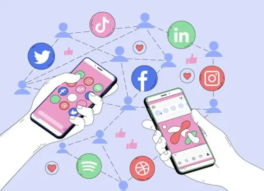 Jaga privasi kamu di media sosial agar data kamu tidak dicuri. (Sumber: Pinterest/99design)