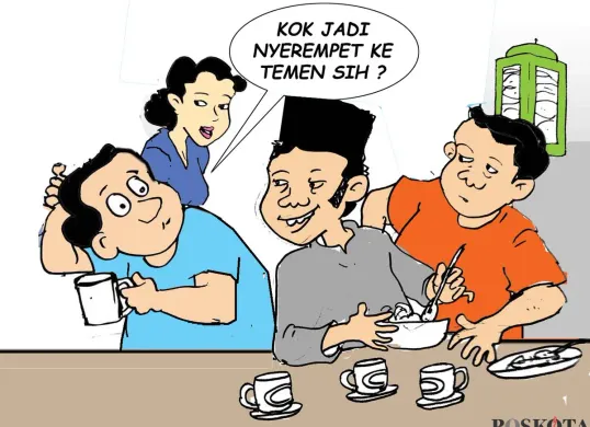 Obrolan Warteg: Membina Hubungan Baik (Sumber: Poskota/ Yudhi Himawan)