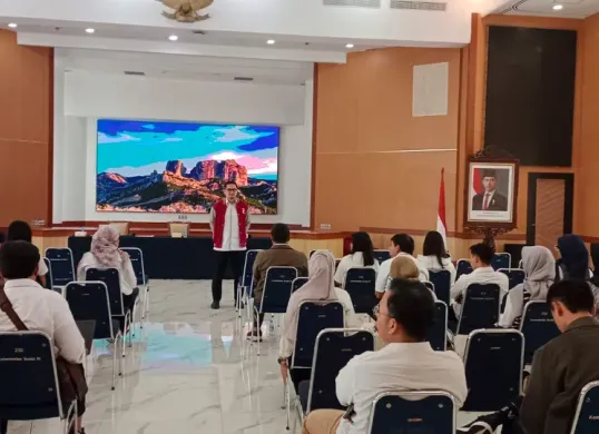 Non ASN Pusdatin Kementerian Sosial dibekali sosialisasi manfaat perlindungan yang ditawarkan oleh program-program BPJS Ketenagakerjaan (Sumber: BPJS Ketenagakerjaan Salemba)