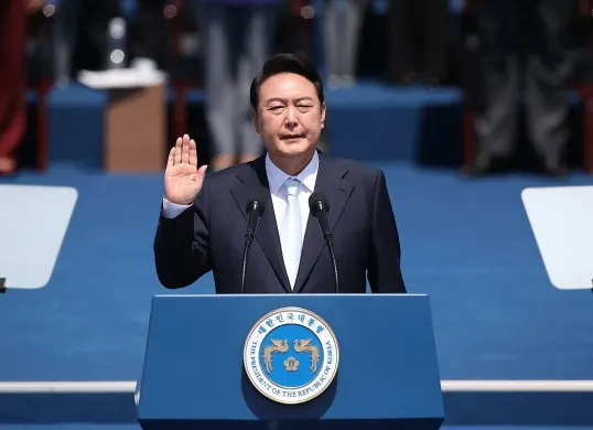 Presiden Korea Selatan, Yoon Suk Yeol. (Sumber: Wikimedia Commons)