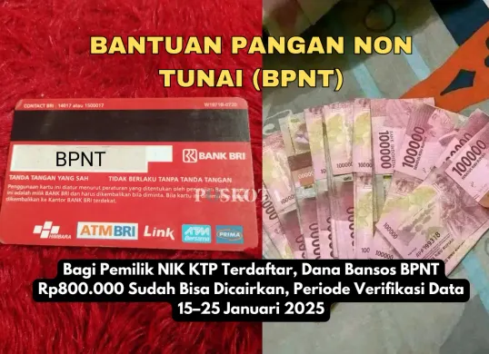 Bansos BPNT bisa dicairkan lewat PT Pos Indonesia sebesar Rp800.000 periode 15-25 Januari 2025. (Sumber: Poskota/Yusuf Sidiq)