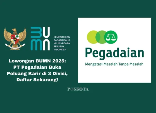 PT Pegadaian (Persero) membuka lowongan pekerjaan untuk posisi Officer IT Business Analyst, Officer Business Core, dan Specialist Business Core. Segera daftar sebelum tanggal 19 Januari 2025! (Sumber: Poskota/Yusuf Sidiq)