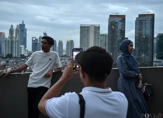 Keindahan Jakarta dari Tanjakan 13 Mal Kuningan City