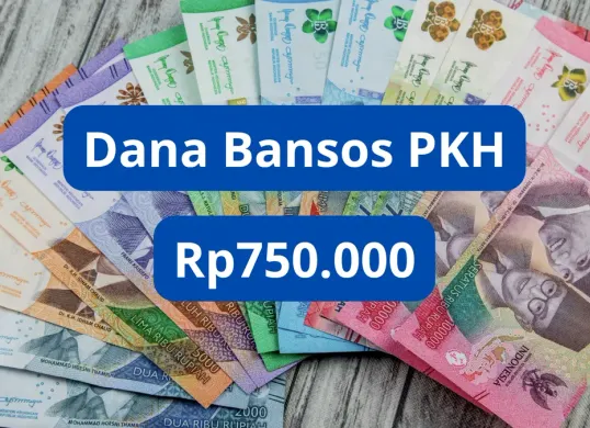Dana bansos PKH cair Rp750.000 kepada para KPM dengan kategori ini terdata di DTKS. (Canva)