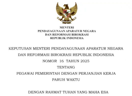 Ilustrasi aturan PPPK Paruh Waktu yang mencakup besaran gaji dan kontrak kerja. (Sumber: BKN)