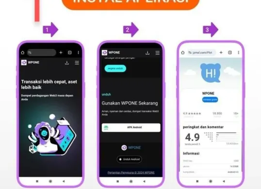 Aplikasi penghasil uang WPONE yang memicu kontroversi karena masalah penarikan dana. Bijaklah dalam memilih platform keuangan. (Sumber: Facebook/Aldhea)