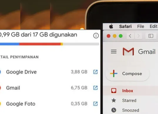 Cara mengosongkan penyimpanan Gmail dan Google Drive penuh. (Sumber: Pixabay/Diedryreyes3456/Edited by Adam Taqwa Ganefin))
