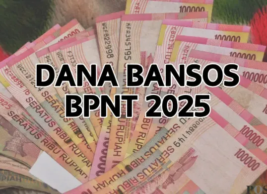 Progres pencairan dan nominal dana bansos BPNT tahap 1 2025. (Sumber: Poskota/Nur Rumsari)