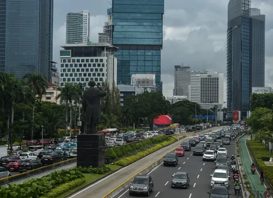 Rekayasa lalu lintas di sekitar kawasan GBK hari ini, Sabtu, 6 Juni 2026. (Sumber: Poskota/Bilal Nugraha Ginanjar)