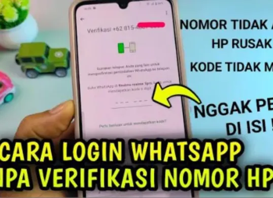 Begini cara mudah untuk anda jika ingin login ke WhatsApp tanpa perlu verifikasi. (Sumber: Tangkap layar/YouTube/Makin VIRAL)