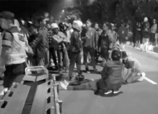 Aksi balap liar di Sleman, Yogyakarta menyebabkan kecelakaan beruntun. (Sumber: Instagram/@mood.jakarta)