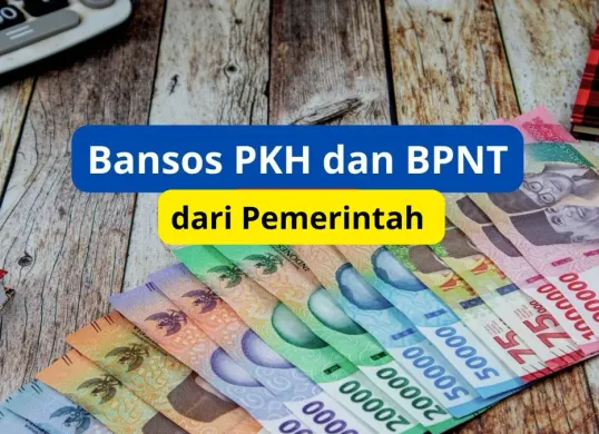 Daftar bansos PKH dan BPNT periode 2025 melalui Cek Bansos. (Canva)