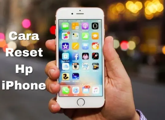 Cara reset Hp iPhone dengan mudah. (Sumber: Poskota/Syania Nurul Lita Baikuni)
