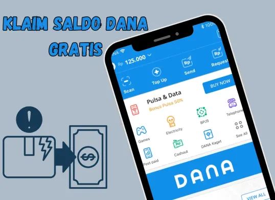 Saldo DANA gratis hanya dengan absen di aplikasi saja. (Sumber: Poskota/edited by Syifa Luthfiyah)