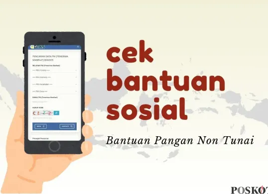 Informasi pengecekan bansos BPNT 2025. (Sumber: Poskota/Della Amelia)