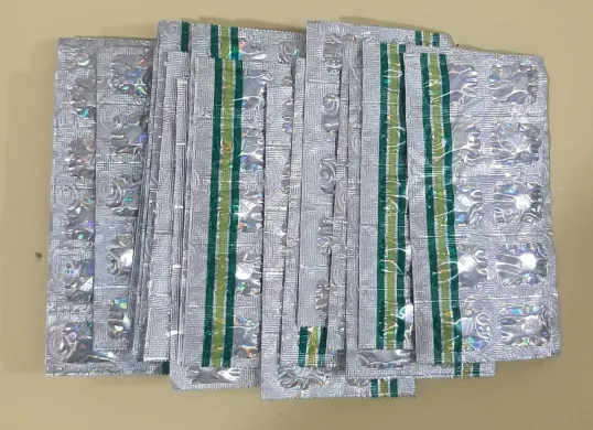 Barang bukti kasus penjualan obat-obatan golongan G tanpa izin edar di Sawah Besar, Jakarta Pusat. (Sumber: Dok. Polsek Sawah Besar)