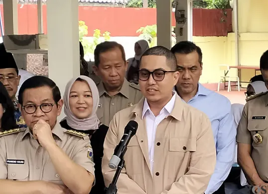 Wakil Ketua DPRD DKI Jakarta Wibi Andrino. (Sumber: POSKOTA | Foto: M Tegar Jihad)