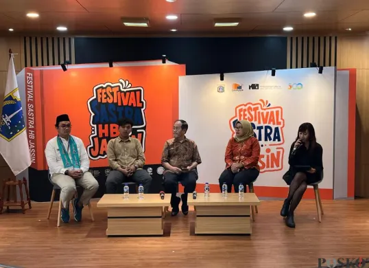 Dinas Perpusatakaan dan Kearsipan Provinsi Jakarta dan Pusat Dokumen Sastra H.B. Jassin memulai Festival Sastra H.B. Jassin, Jumat, 4 Juli 2025. (Sumber: Poskota/Pandi Ramedhan)