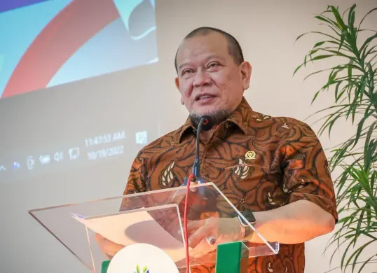 Ketua DPR RI 2019-2024 AA LaNyalla Mahmud Mattaliti (Sumber: Dok. Pribadi)