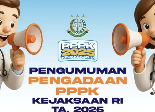 Pengumuman resmi pembukaan formasi PPPK 2025 Kejaksaan RI yang dirilis melalui akun @biropegkejaksaan menjadi kabar gembira bagi ribuan tenaga kesehatan di seluruh Indonesia. (Sumber: Instagram/@biropegkejaksaan)