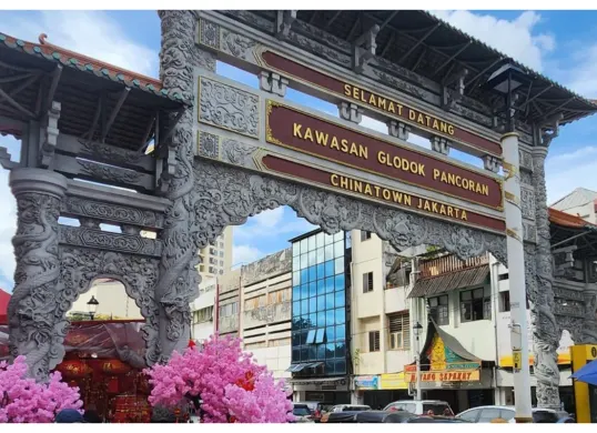 Potret Pecinan Glodok, Jakarta Barat. (Sumber: X/@indeonisia)