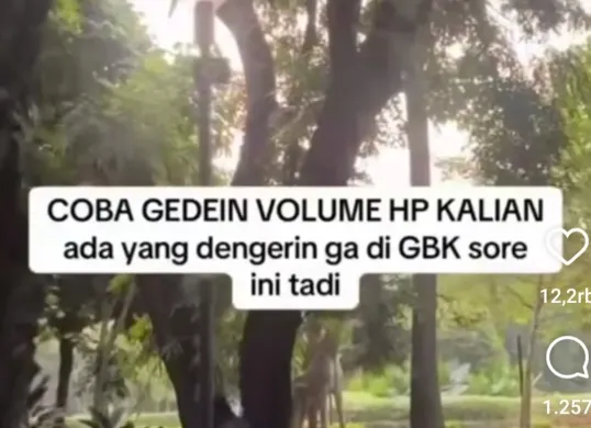 Pihak pengelola GBK buka suara usai viral suara mirip desahan wanita dari speaker GBK. (Sumber: Instagram/@info_jabodetabek)