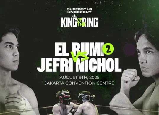 Duel rematch El Rumi vs Jefri Nichol dalam Superstar Knockout Vol 3. (Sumber: jakcation.id)