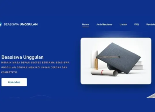 Program beasiswa unggulan 2025 buka pendaftaran mulai hari ini, cek syaratnya di sini. (Sumber: tangkapan layar)