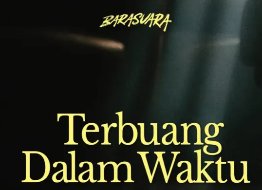 Ilustrasi lirik lagu Barasuara - Terbuang Dalam Waktu yang menjadi OST Film Sore: Istri Dari Masa Depan. (Sumber: Instagram/@barasuara)