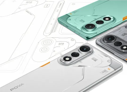 Hp Tecno POVA Curve 5G (Sumber: Tecno Mobile)