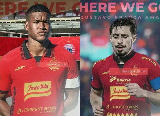Potret dua pemain asal Brasil, Gustavo Franca Amadio (kanan) dan Alan Cardoso (kiri) yang dirumorkan tengah dalam tahap finalisasi untuk bergabung dengan Persija Jakarta di musim 2025/2026. (Sumber: Instagram/@welcomepersija)