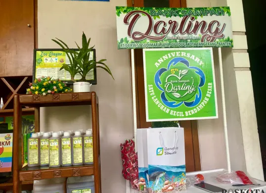 Kampung Darling yang terletak di Jalan Janur Hijau, Kelurahan Sudimara Jaya, Kecamatan Ciledug, Kota Tangerang. (Sumber: Poskota/Primayanti Juli Kumala Manalu)