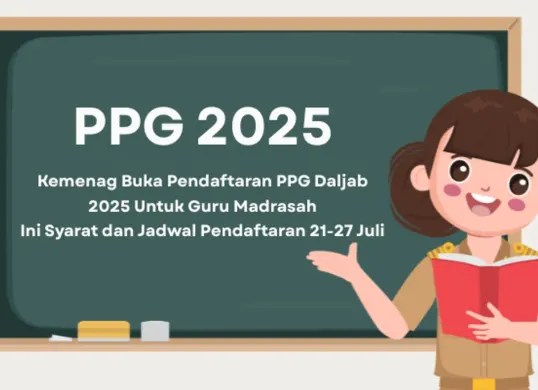 PPG Daljab 2025 segera dimulai! Guru madrasah mapel agama wajib tahu syarat dan jadwal pendaftaran 21-27 Juli (Sumber: Poskota/Aldi Harlanda Irawan)