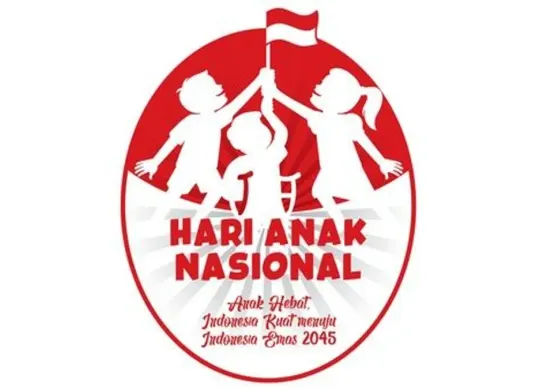 Tema dan makna logo Hari Anak Nasional 2025 (Sumber: Dokumentasi KemenPPPA)