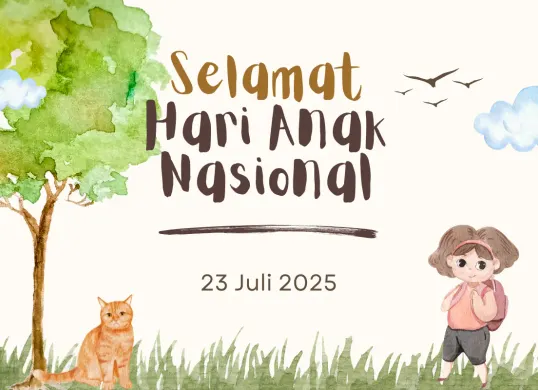 Link Poster Hari Anak Nasional 2025 Hari Ini 23 Juli, Bisa Edit Sesuka Hati (Sumber: Canva/Lorddiemon/Edited Muhammad Ibrahim)